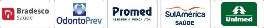 Bradesco Saúde, OdontoPrev, Promed, Sul América, Unimed